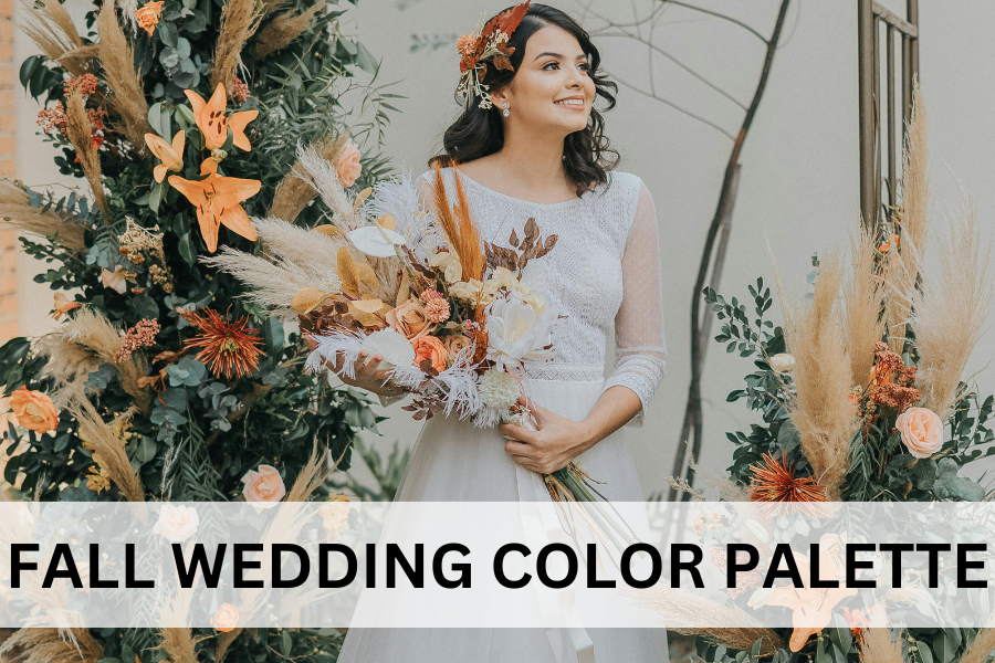 fall wedding color palette